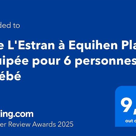 Gite L'Estran A Equihen Plage Equipee Pour 6 Personnes + 1 Bebe Ngoại thất bức ảnh